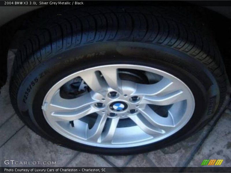 Silver Grey Metallic / Black 2004 BMW X3 3.0i