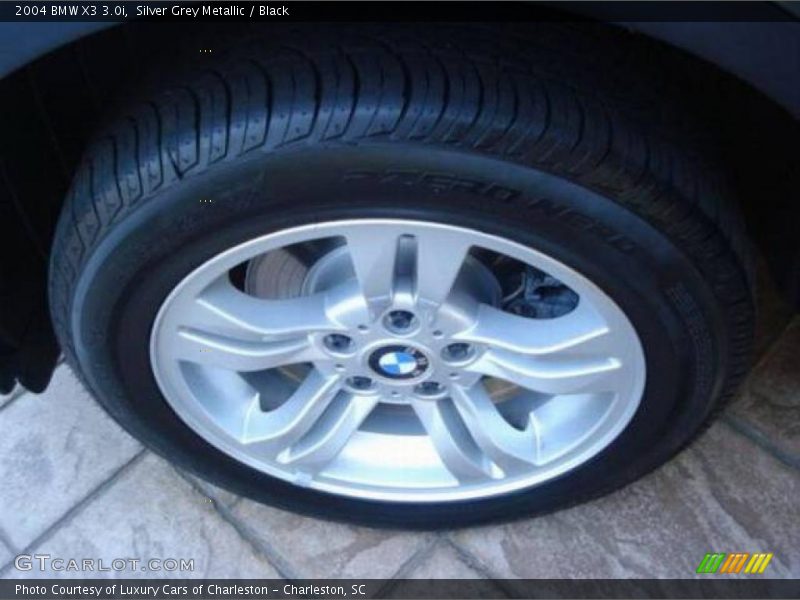 Silver Grey Metallic / Black 2004 BMW X3 3.0i
