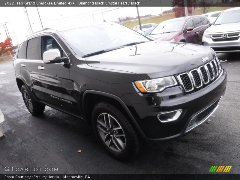 Diamond Black Crystal Pearl / Black 2022 Jeep Grand Cherokee Limited 4x4