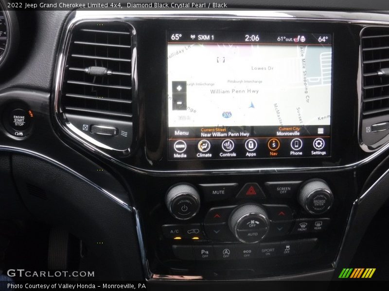 Diamond Black Crystal Pearl / Black 2022 Jeep Grand Cherokee Limited 4x4