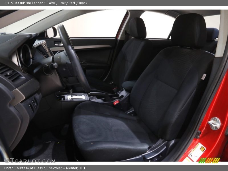 Rally Red / Black 2015 Mitsubishi Lancer SE AWC
