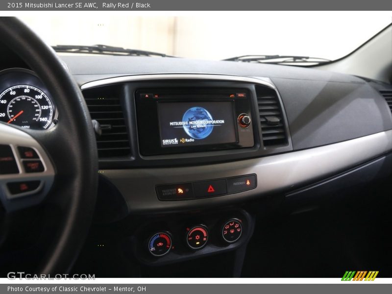 Rally Red / Black 2015 Mitsubishi Lancer SE AWC