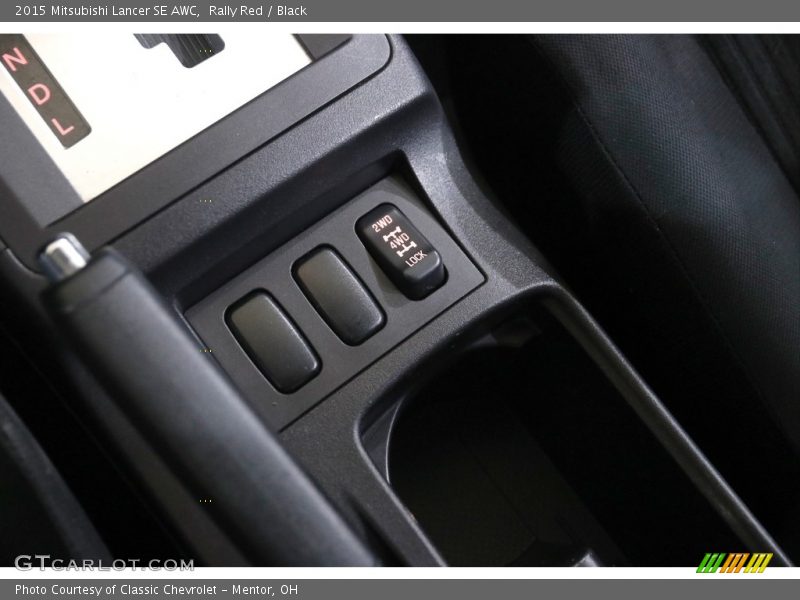 Controls of 2015 Lancer SE AWC