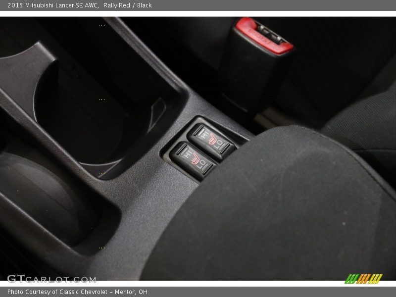 Rally Red / Black 2015 Mitsubishi Lancer SE AWC
