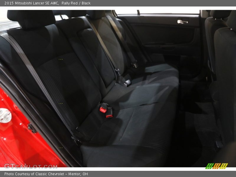 Rally Red / Black 2015 Mitsubishi Lancer SE AWC