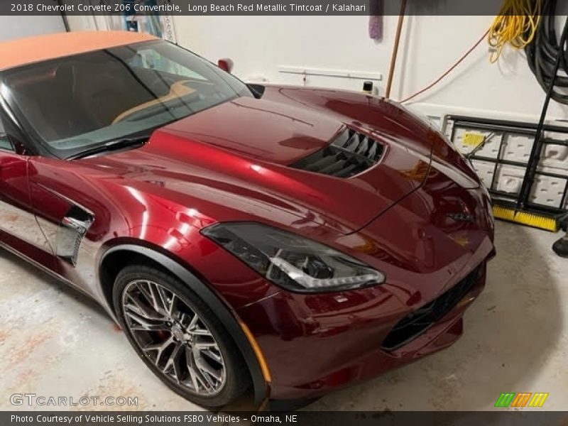 Long Beach Red Metallic Tintcoat / Kalahari 2018 Chevrolet Corvette Z06 Convertible