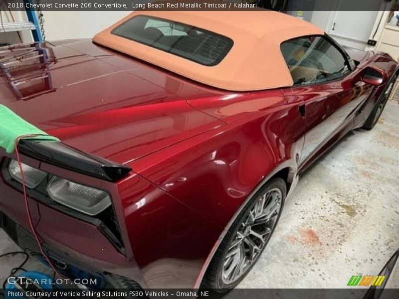 Long Beach Red Metallic Tintcoat / Kalahari 2018 Chevrolet Corvette Z06 Convertible