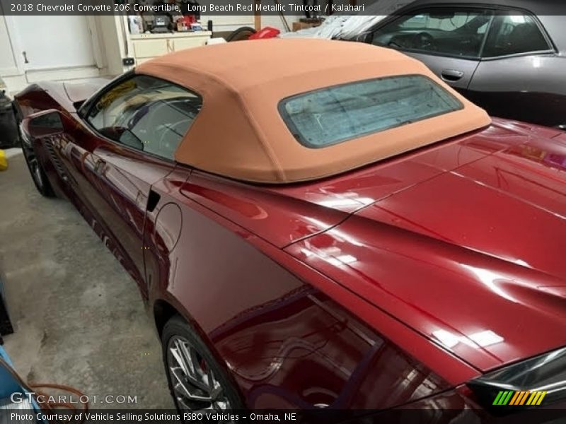 Long Beach Red Metallic Tintcoat / Kalahari 2018 Chevrolet Corvette Z06 Convertible
