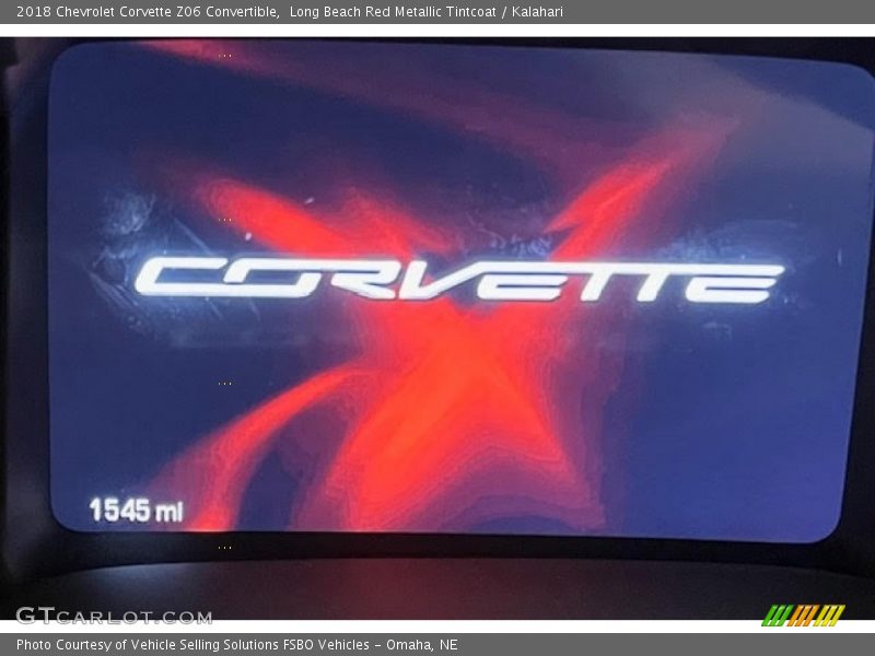 Long Beach Red Metallic Tintcoat / Kalahari 2018 Chevrolet Corvette Z06 Convertible