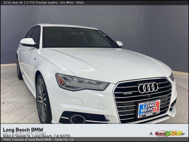 Ibis White / Black 2016 Audi A6 3.0 TFSI Prestige quattro