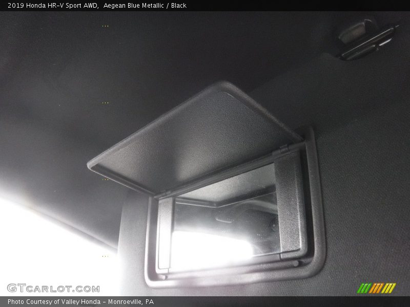Aegean Blue Metallic / Black 2019 Honda HR-V Sport AWD