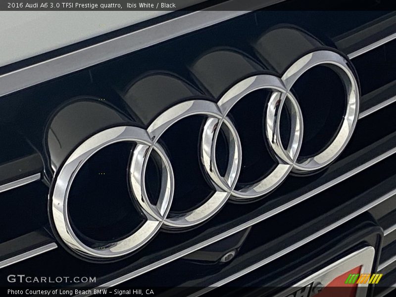 Ibis White / Black 2016 Audi A6 3.0 TFSI Prestige quattro