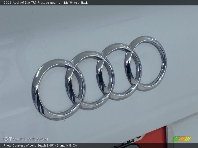 Ibis White / Black 2016 Audi A6 3.0 TFSI Prestige quattro