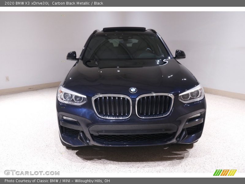 Carbon Black Metallic / Black 2020 BMW X3 xDrive30i