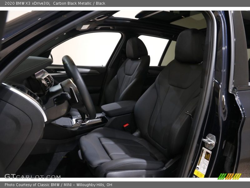 Carbon Black Metallic / Black 2020 BMW X3 xDrive30i