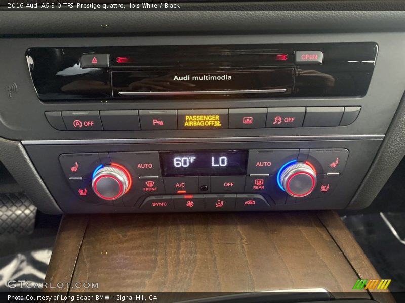 Controls of 2016 A6 3.0 TFSI Prestige quattro