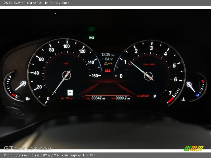 Jet Black / Black 2019 BMW X3 xDrive30i