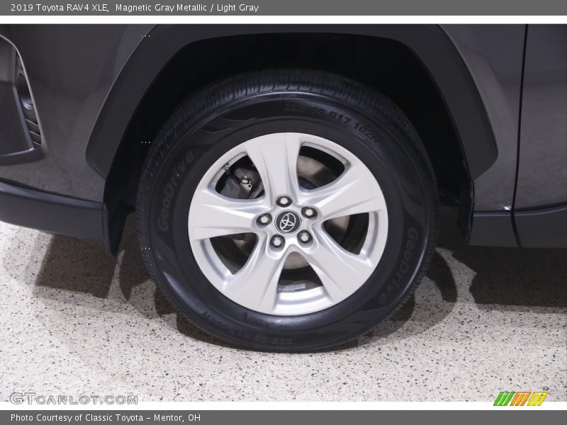 Magnetic Gray Metallic / Light Gray 2019 Toyota RAV4 XLE
