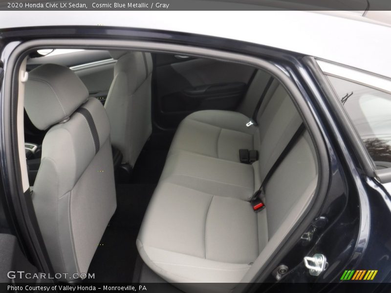 Cosmic Blue Metallic / Gray 2020 Honda Civic LX Sedan