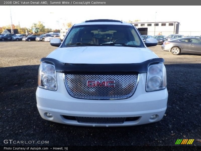 Summit White / Cocoa/Light Cashmere 2008 GMC Yukon Denali AWD