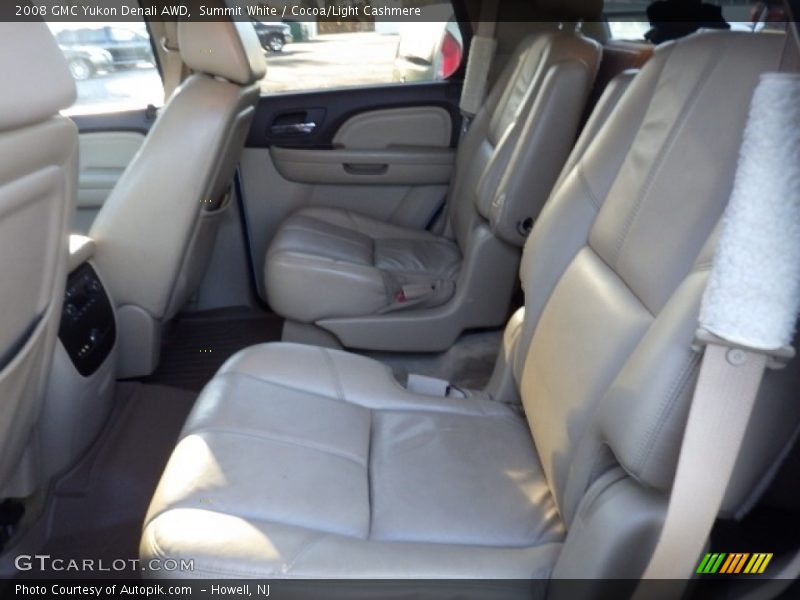 Summit White / Cocoa/Light Cashmere 2008 GMC Yukon Denali AWD