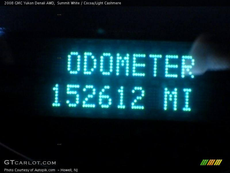 Summit White / Cocoa/Light Cashmere 2008 GMC Yukon Denali AWD