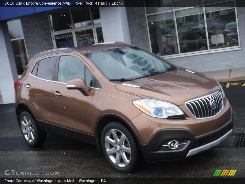 River Rock Metallic / Ebony 2016 Buick Encore Convenience AWD