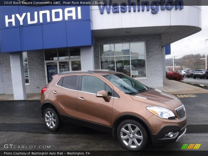 River Rock Metallic / Ebony 2016 Buick Encore Convenience AWD