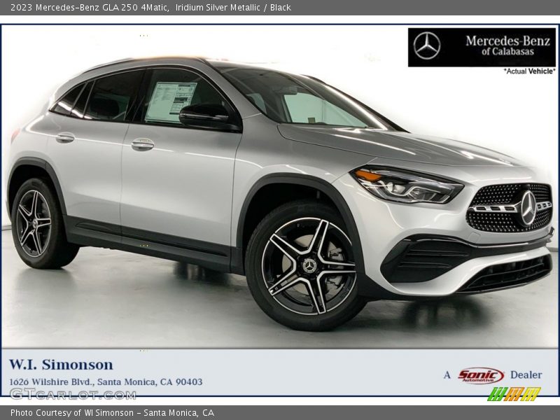Iridium Silver Metallic / Black 2023 Mercedes-Benz GLA 250 4Matic