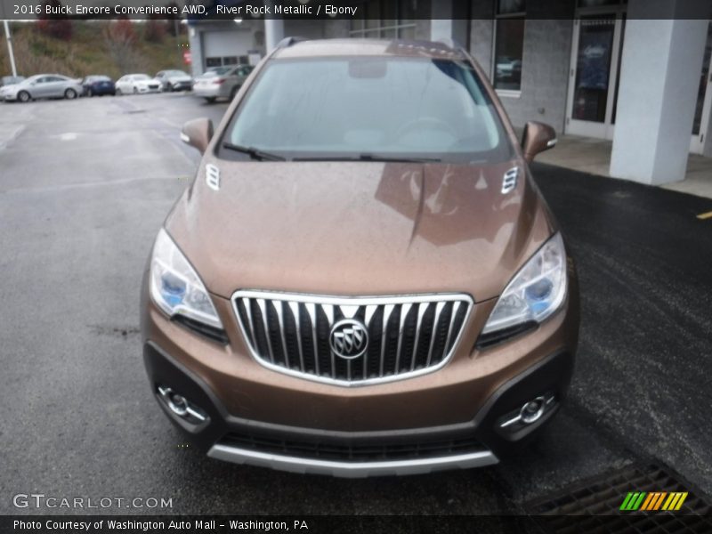 River Rock Metallic / Ebony 2016 Buick Encore Convenience AWD
