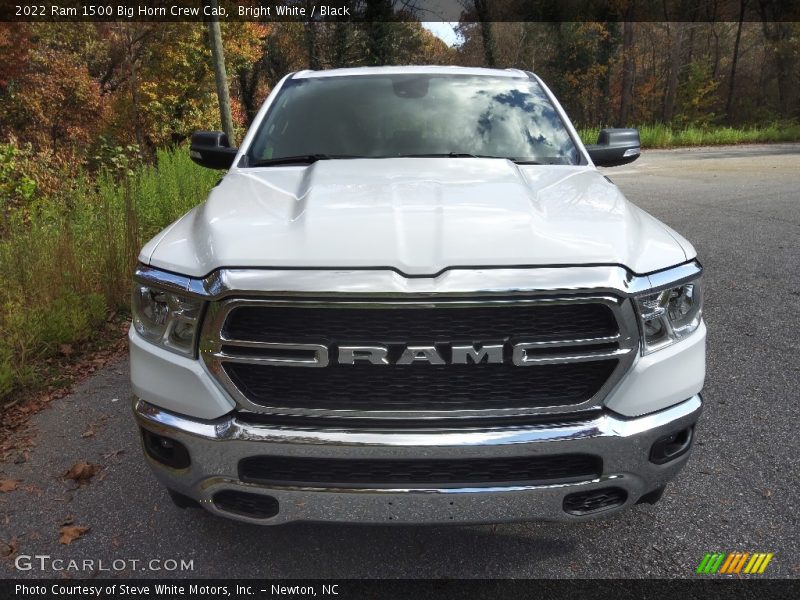 Bright White / Black 2022 Ram 1500 Big Horn Crew Cab
