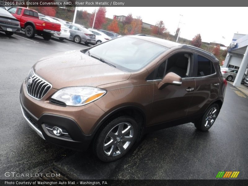 River Rock Metallic / Ebony 2016 Buick Encore Convenience AWD