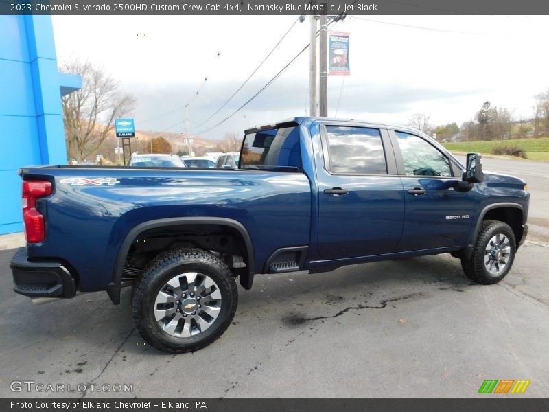Northsky Blue Metallic / Jet Black 2023 Chevrolet Silverado 2500HD Custom Crew Cab 4x4