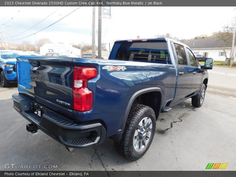 Northsky Blue Metallic / Jet Black 2023 Chevrolet Silverado 2500HD Custom Crew Cab 4x4