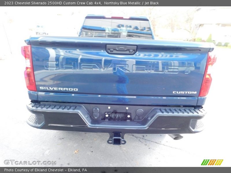 Northsky Blue Metallic / Jet Black 2023 Chevrolet Silverado 2500HD Custom Crew Cab 4x4