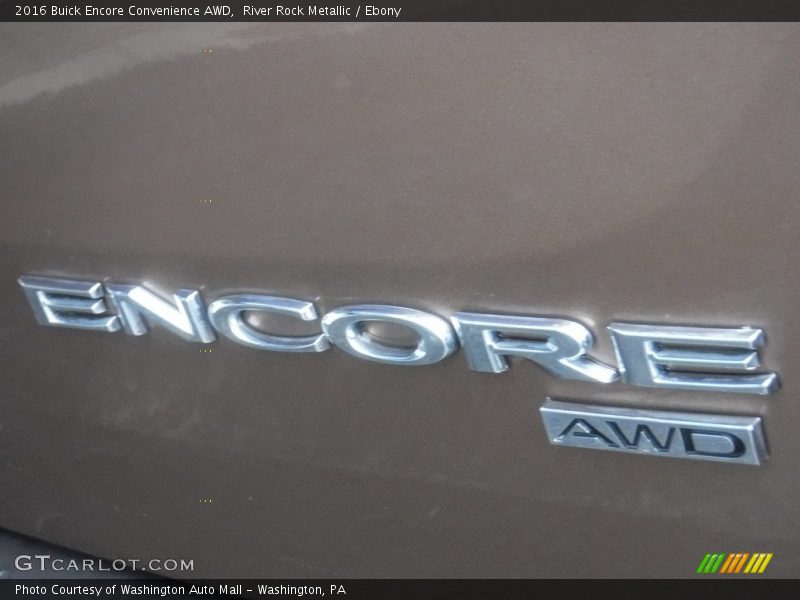 River Rock Metallic / Ebony 2016 Buick Encore Convenience AWD