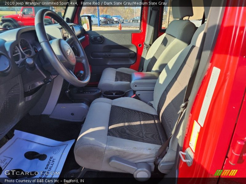 Flame Red / Dark Slate Gray/Medium Slate Gray 2010 Jeep Wrangler Unlimited Sport 4x4