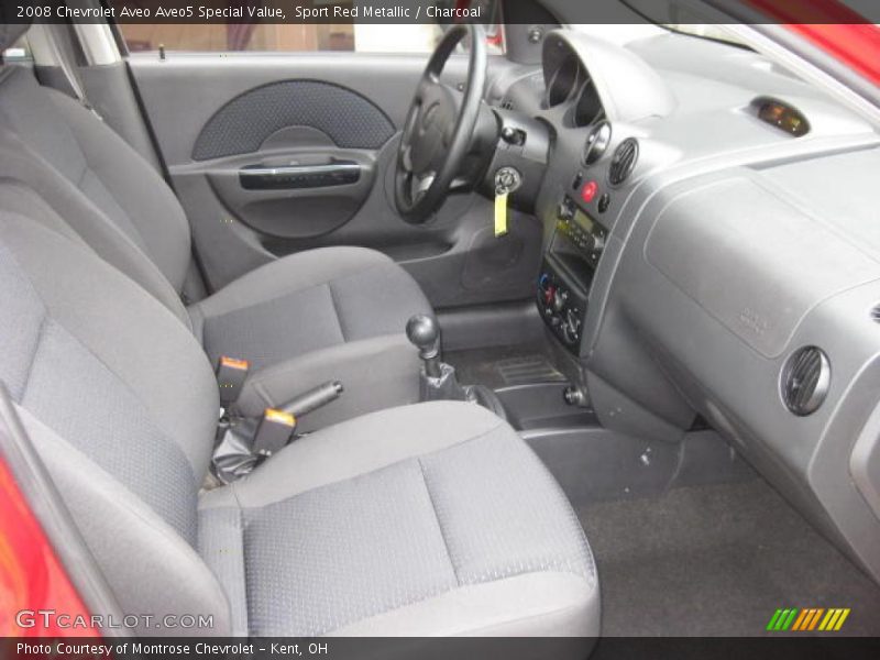 Sport Red Metallic / Charcoal 2008 Chevrolet Aveo Aveo5 Special Value