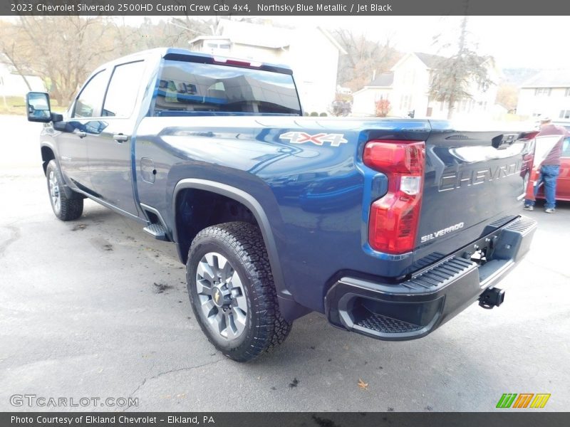 Northsky Blue Metallic / Jet Black 2023 Chevrolet Silverado 2500HD Custom Crew Cab 4x4