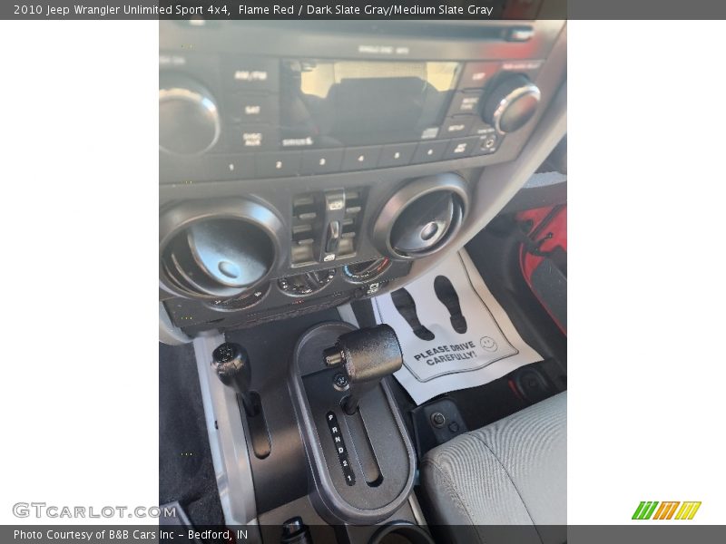 Flame Red / Dark Slate Gray/Medium Slate Gray 2010 Jeep Wrangler Unlimited Sport 4x4