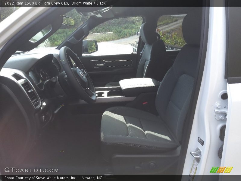 Bright White / Black 2022 Ram 1500 Big Horn Crew Cab