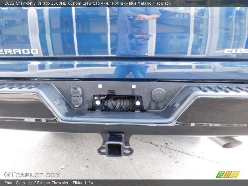 Northsky Blue Metallic / Jet Black 2023 Chevrolet Silverado 2500HD Custom Crew Cab 4x4