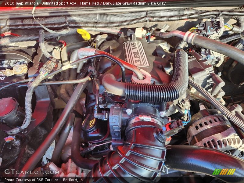 Flame Red / Dark Slate Gray/Medium Slate Gray 2010 Jeep Wrangler Unlimited Sport 4x4