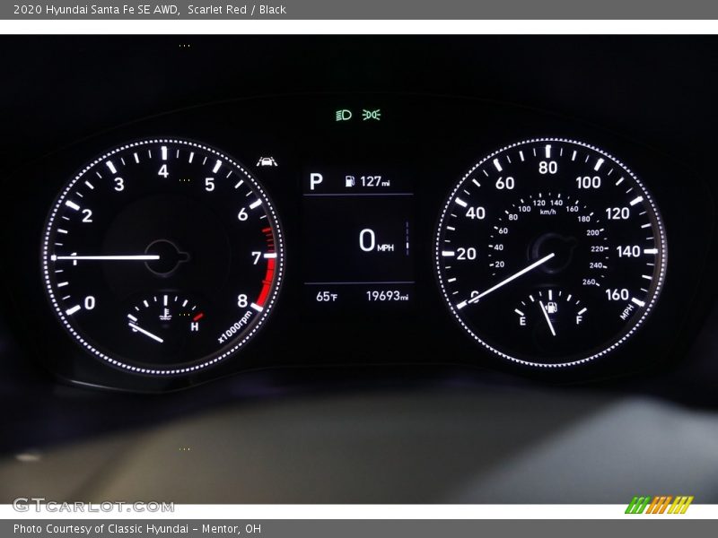  2020 Santa Fe SE AWD SE AWD Gauges