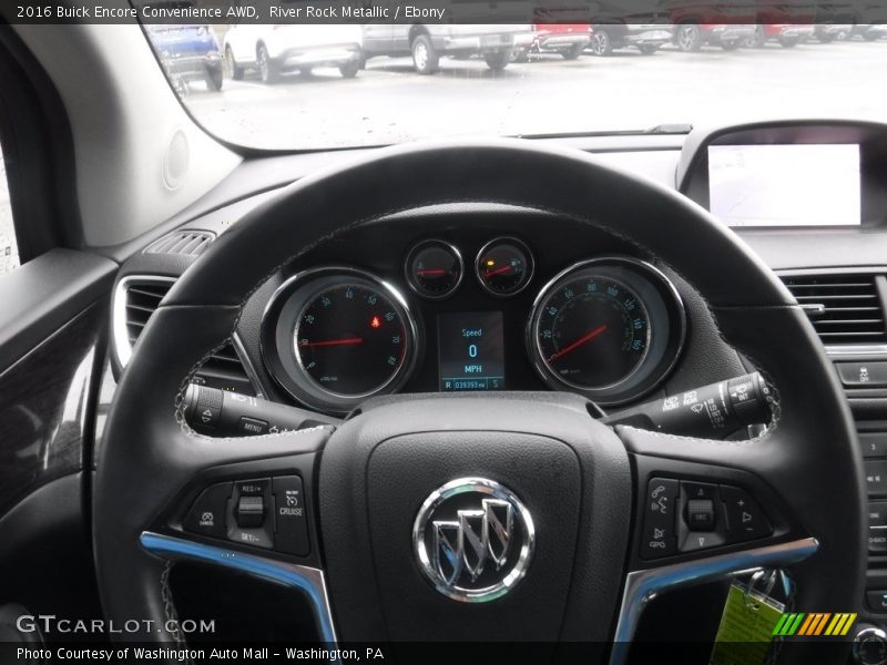 River Rock Metallic / Ebony 2016 Buick Encore Convenience AWD