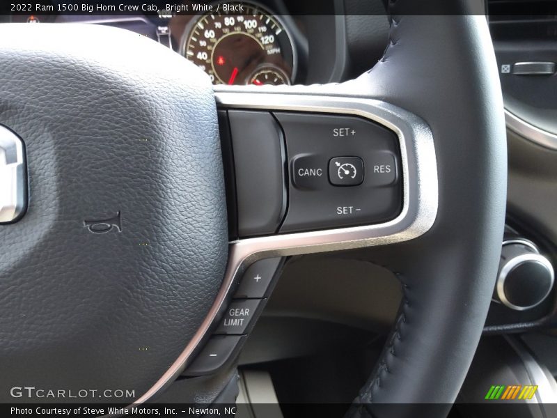 Bright White / Black 2022 Ram 1500 Big Horn Crew Cab