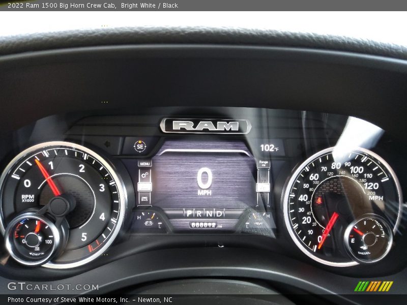 Bright White / Black 2022 Ram 1500 Big Horn Crew Cab