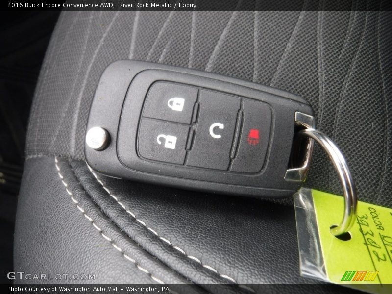 River Rock Metallic / Ebony 2016 Buick Encore Convenience AWD