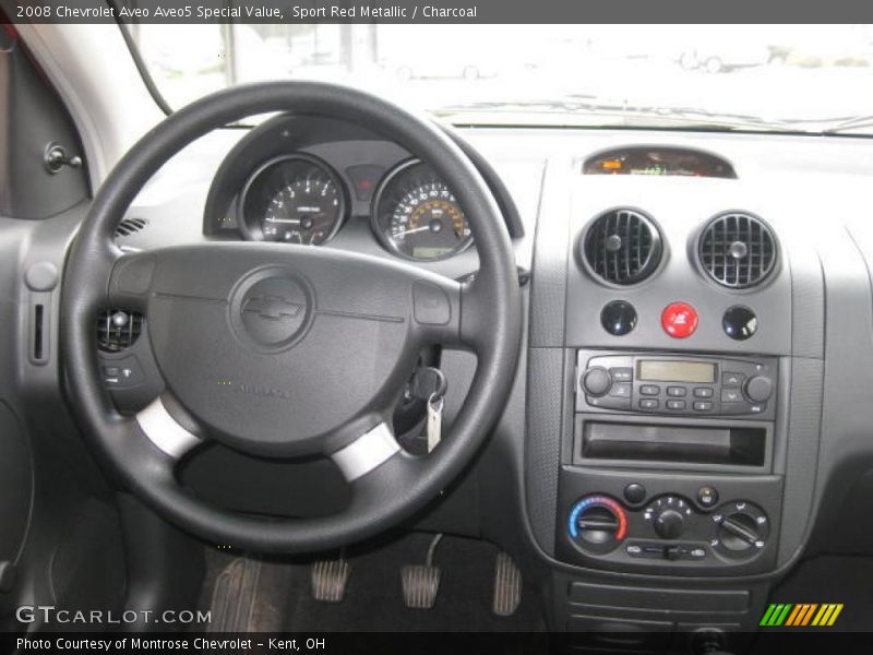 Sport Red Metallic / Charcoal 2008 Chevrolet Aveo Aveo5 Special Value