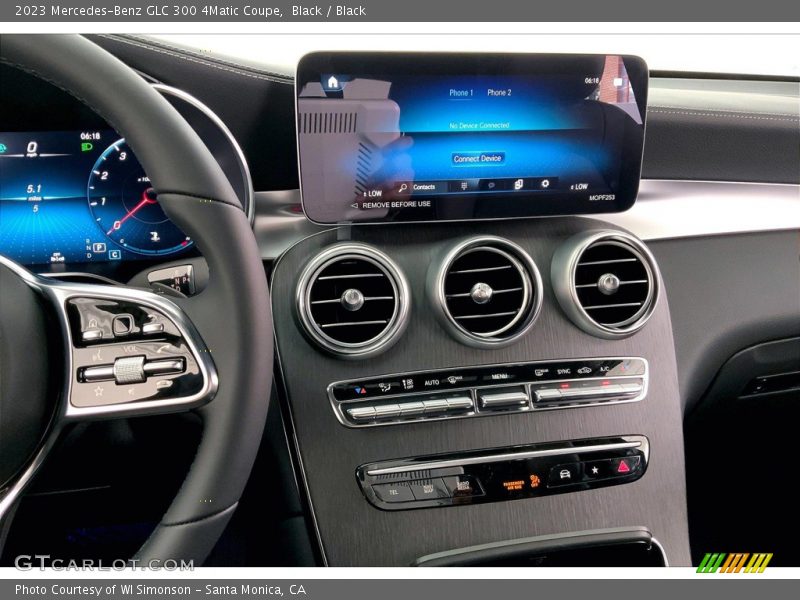 Controls of 2023 GLC 300 4Matic Coupe